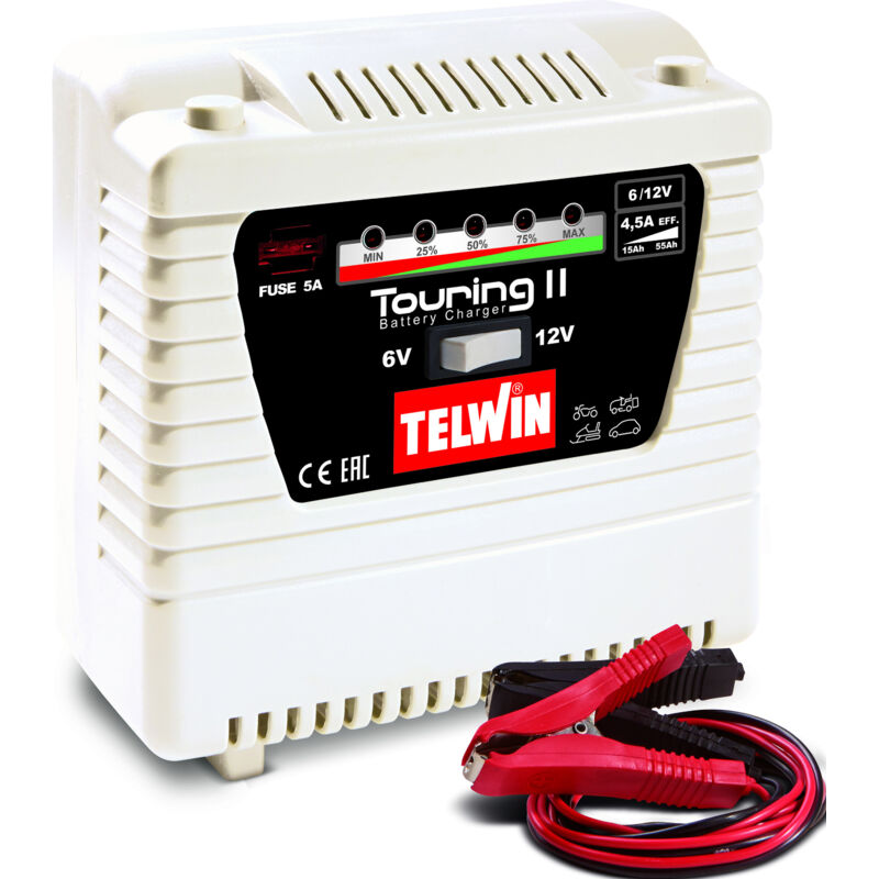 Chargeur de batterie standard touring 11 - 6/12V Telwin spinter start - S04503