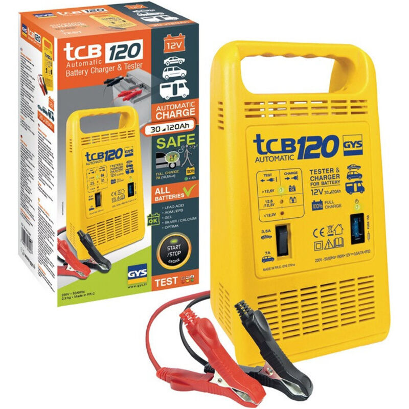 Chargeur de batterie tcb 120 automatic GYS 023284