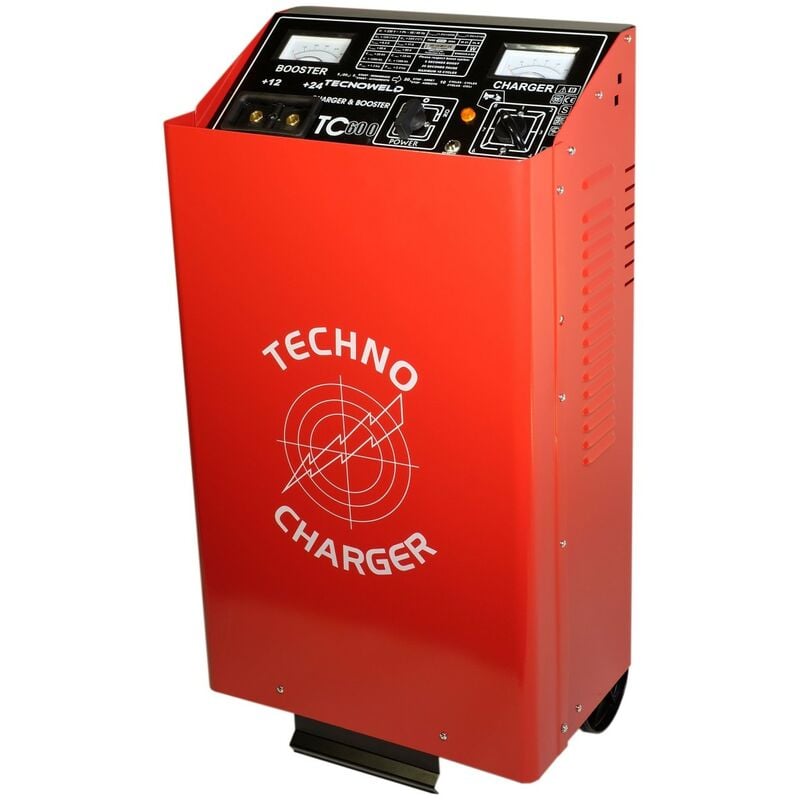 Chargeur démarreur de Batterie 12-24V Charge 89A poids lourds 700 Ah TEC600 Tecnoweld