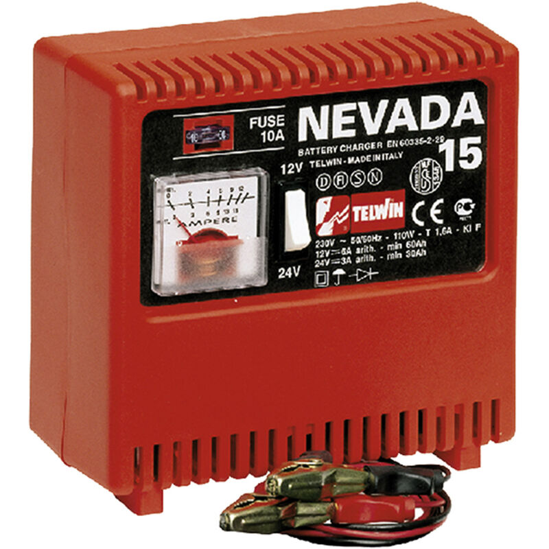 Iperbriko - Chargeur de batterie Telwin Nevada 15 9-4,5 a - 12-24 v