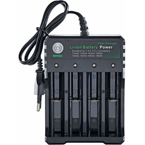 Chargeur de batterie universel Smart pour 18650 18500 18350 17670 17500 16340 14500 10440 20700 21700 22650 26650 3,7 V Li-Ion NI-MH - Pile AAA AA. Chargeur-LIAIKI