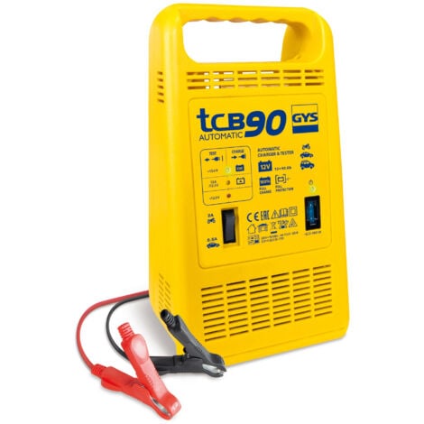 Chargeur de batteries Gys TCB 90 AUTOMATIC 12V avec testeur de batterie charge automatique sans surveillance