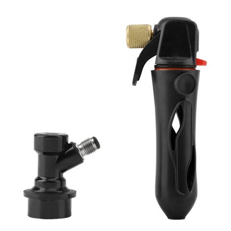 Chargeur de CO2 portable pour bière pression - Injecteur manuel noir pour fût à bière