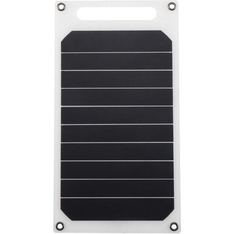 Chargeur de panneau solaire 10W 5V, Port USB, Portable, haute puissance, en forme de papier, monocristallin, pour téléphone Portable, Camping