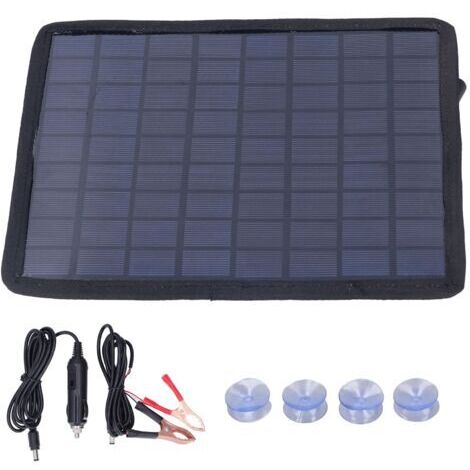 Chargeur de panneau solaire 6W 18V Portable Solar Car 12V Chargeur de batterie Panneau de charge Batterie Core Board