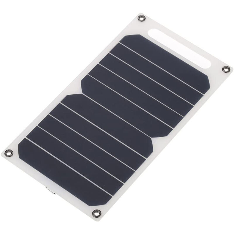 Chargeur de panneau solaire, panneau solaire mince portatif pour le camping de téléphone portable