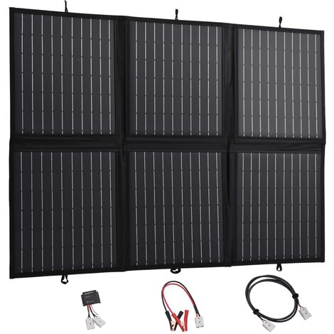 Chargeur de panneau solaire pliable 120 W 12 V