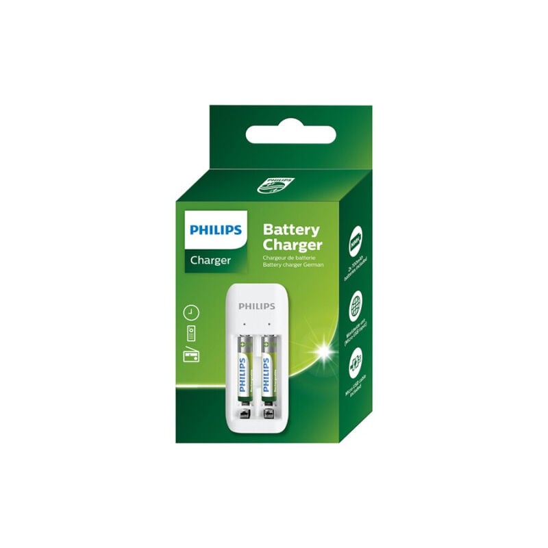Philips - Chargeur de piles chargeur de piles 2 piles + 2xAAA 700 mah