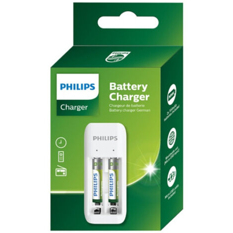 Chargeur de piles Philips CHARGEUR DE PILES 2 PILES + 2xAAA 700 MAH