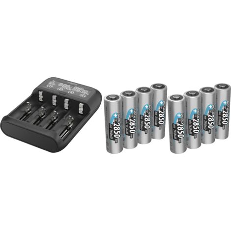 Chargeur de piles rondes Ansmann Lithium 4 LiFePO, Li-ion, NiCd, NiMH 10340, 10350, 10440, 10500, 10350, 10440, 10500,