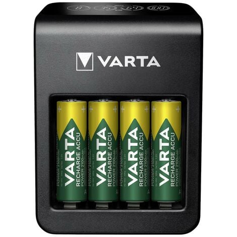 Arcas Chargeur de Piles-Batteries AA / AAA +4 Piles Rechargeables