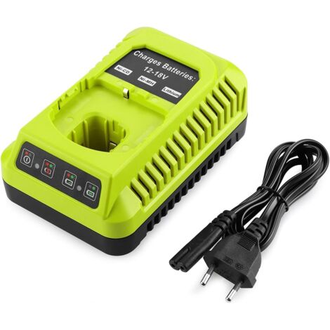 Chargeur De Rechange Pour Ryobi 12 V-18 V P117 Compatible Avec Ryobi 12 V-18 V One+ Lithium Nicad Nimh P102 P108 P189 P197 P103 P105 P107 P190 P191 Pbp002 Pbp002 5 (Simple)