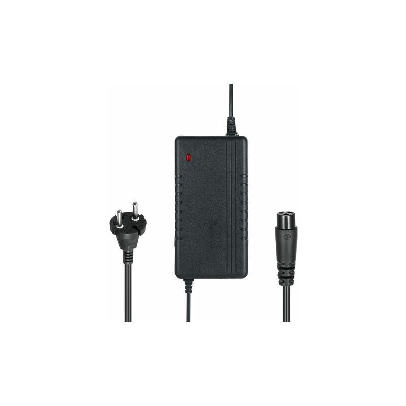 Start - Chargeur De Scooter Electrique 54.6V 2A, Chargeur De Batterie Lithium-Ion, Connecteur En Ligne a 3 Trous, Adapte Au Scooter Electrique Kugoo