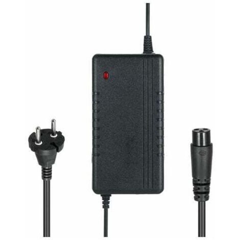 Chargeur De Scooter Electrique 54.6V 2A, Chargeur De Batterie Lithium-Ion, Connecteur En Ligne A 3 Trous, Adapte Au Scooter Electrique Kugoo M4