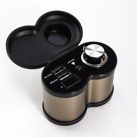 Chargeur de téléphone portable pour moto, voiture électrique, USB avec interrupteur, chargeur rapide pour téléphone portable, allume-cigare