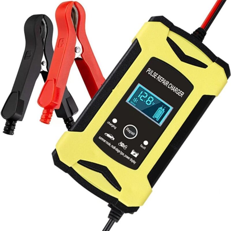Chargeur de voiture 12 V 6 A 220 V Smart Truck Chargeur de Voiture pour Réparation à Impulsions Chargeur pour Gel à Acide Sec et Pièces de Rechange