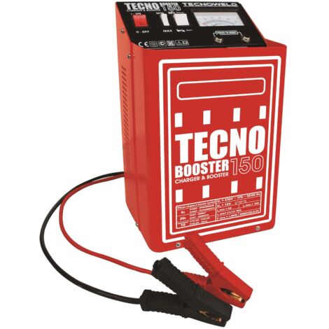 Chargeur de voiture 12V – Démarreur 120A pour batteries 10-270Ah – Portable avec poignée – Puissance 290W – Tecnoweld - 270-10Ah