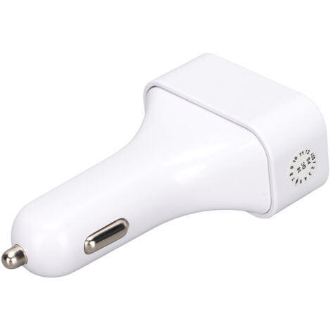 Chargeur de voiture 4 ports 40W, charge rapide, DC12V-24V, avec indicateur LED.