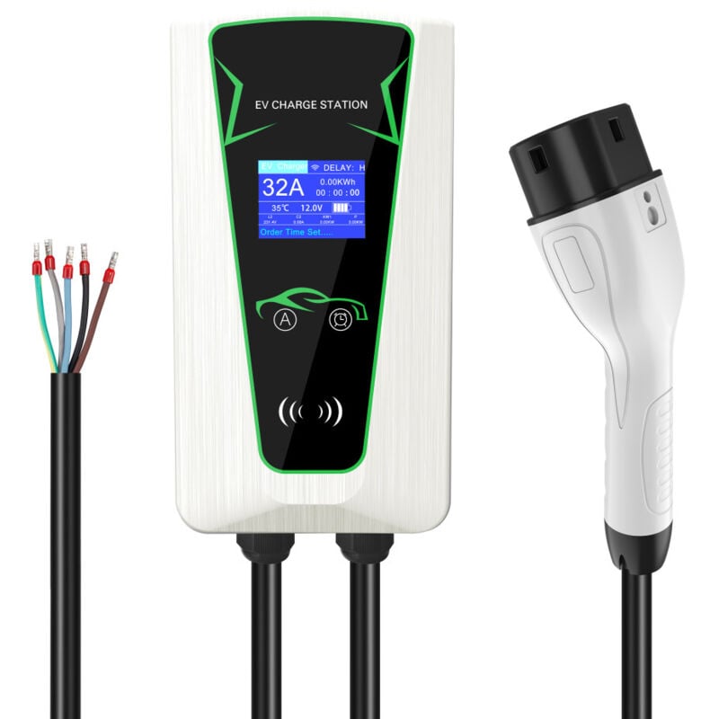 Chargeur de voiture électrique 22kW triphasé 5m Type 2