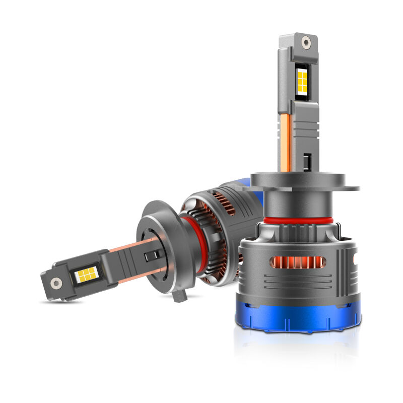 Ampoules de phares LED H7, étanches IP68, 6000 K, 600 W, 80 000 lm, phares LED lumineux, 2 pièces