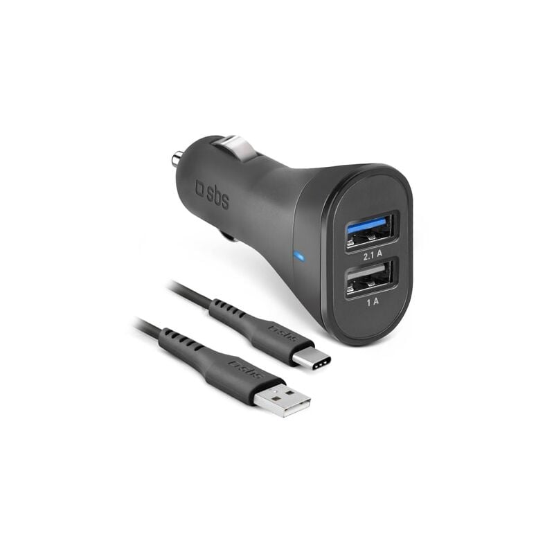 SBS - Chargeur allume cigare Kit De Recharge Usb-Type c Pour Voiture
