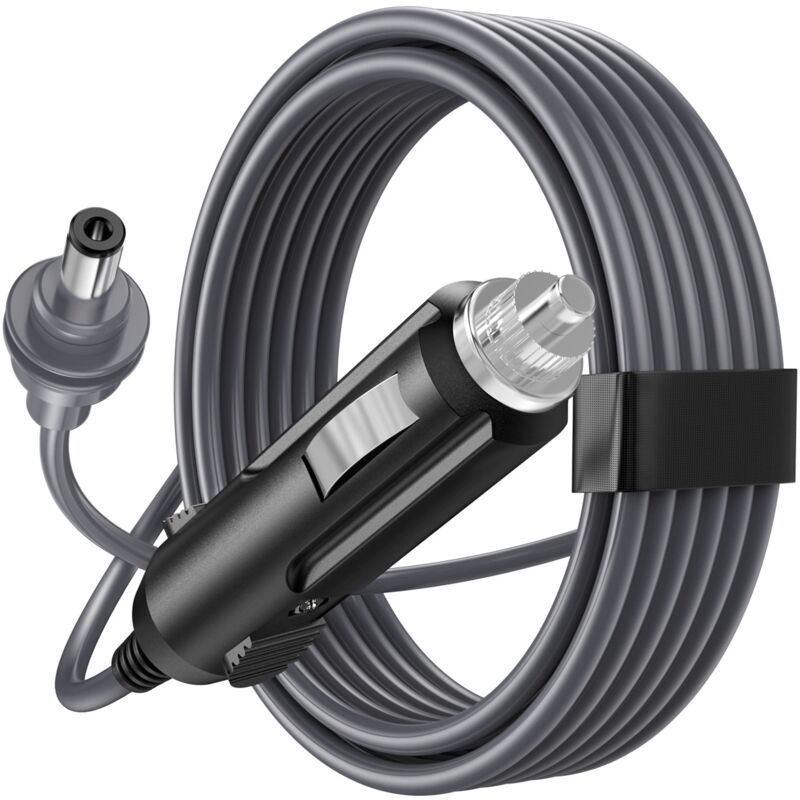 Chargeur de voiture Starlink Mini de 5 mètres de long, compatible avec DC5521 - Câble d'alimentation étanche à l'eau et à la poussière