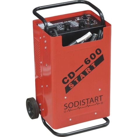 SODISTART - Chargeur démarreur sur roues 12/24V - 04546 - Ce produit de marque TOPCAR est neuf.