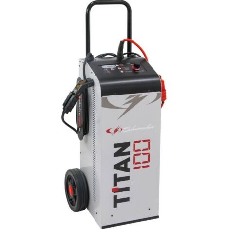 Chargeur démarreur SCHUMACHER sur roues 12/24V - TITAN 100 - 54076