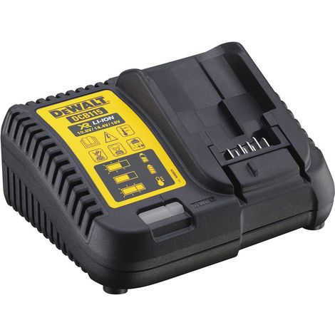 CHARGEUR DEWALT DCB115 pour batteries Li-ion XR 10,8V, 14,4V, 18V