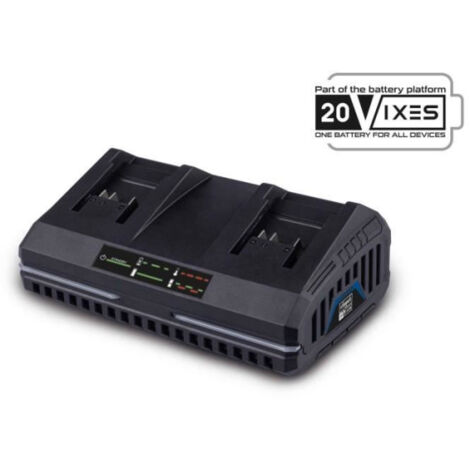 chargeur double 2.4A 20V - batterie universelle pour la gamme SCHEPPACH 20V IXES