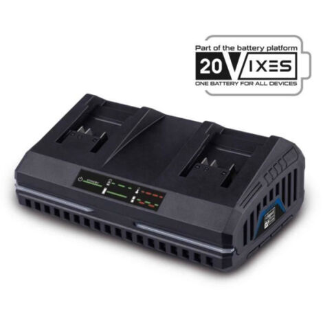 chargeur double 4.5A 20V - batterie universelle pour la gamme SCHEPPACH 20V IXES