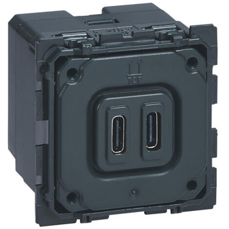 Prise de courant et module de charge double USB 2400mA précâblés Niloé