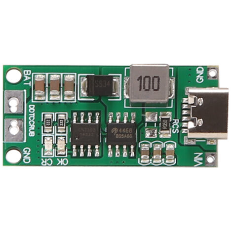 Chargeur élévateur lithium polymère 8.4V/12.6V/16.8V pour batterie 18650 multi-cellules Type-C 3S 2A