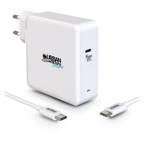 Chargeur et câble d alimentation PC Urban Factory CHARGEUR 100 W USB C GAN ECO FRIENDLY