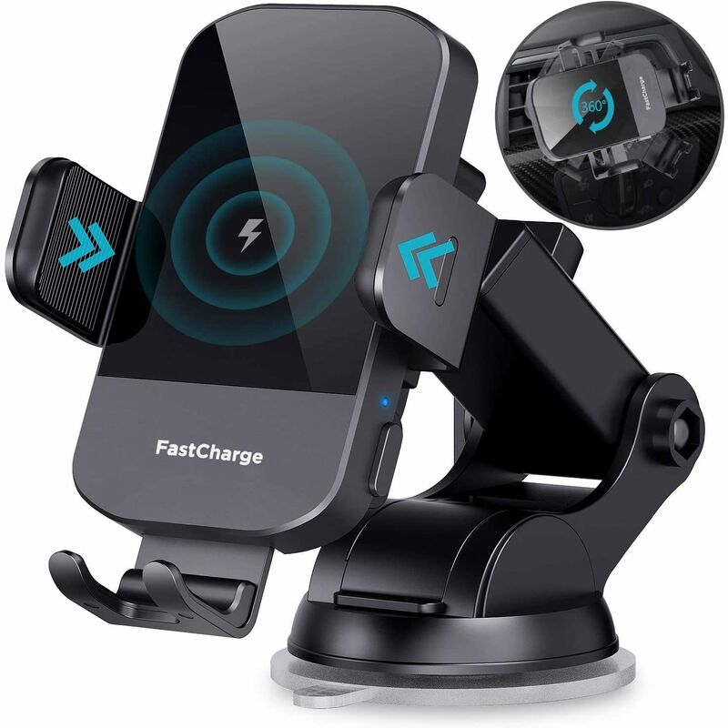 Auckly 15w Support Telephone Voiture Induction,【Serrage