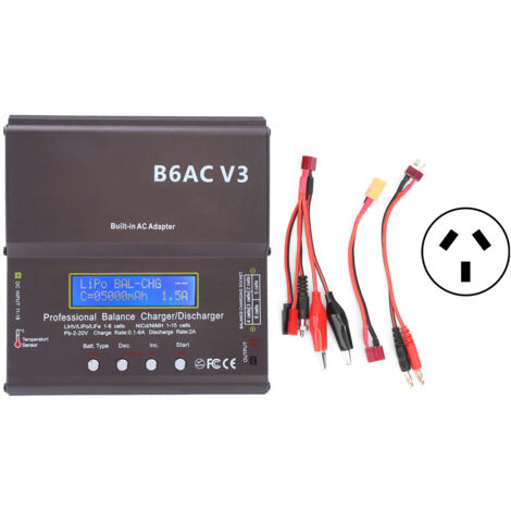 Chargeur Intelligent 80W pour Batteries Ni-Mh Ni-Cd, Modèle B6ACV3, Prise AU 100-240V
