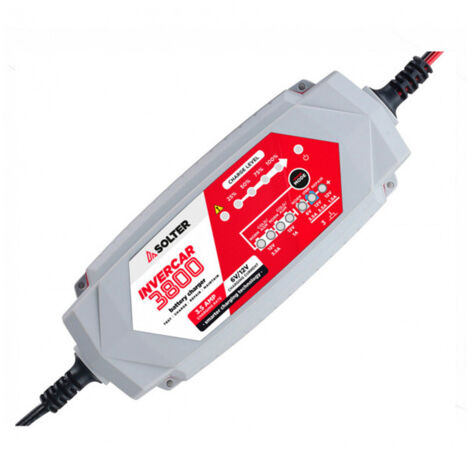 Chargeur Intelligent De Batteries Invercar 3800 6/12v 3.5a Solter