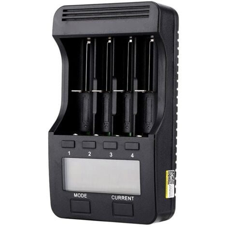 Chargeur Intelligent Liitokala Lii-500 avec Écran LCD - 4 Emplacements pour Batteries Rechargeables Ni-MH Ni-Cd Li-Ion