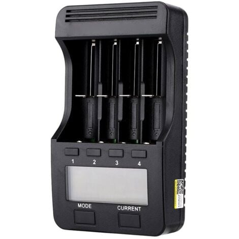 Chargeur Intelligent Liitokala Lii-500 avec Écran LCD - 4 Emplacements pour Batteries Rechargeables Ni-MH Ni-Cd Li-Ion