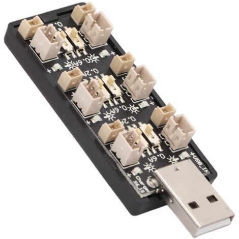 Chargeur intelligent USB pour batterie LiPo, 6 sorties indépendantes 3.7V/4.35V, outil de charge pour modélisme RC et jouets.