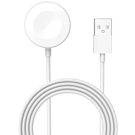 Chargeur iWatch, compatible avec Apple Watch, adapté au câble de charge iWatch, câble de charge sans fil, compatible avec la série iWatch Se,7, 6, 5, 4, 3, 2, 1 - Prise USB-RAPANDA