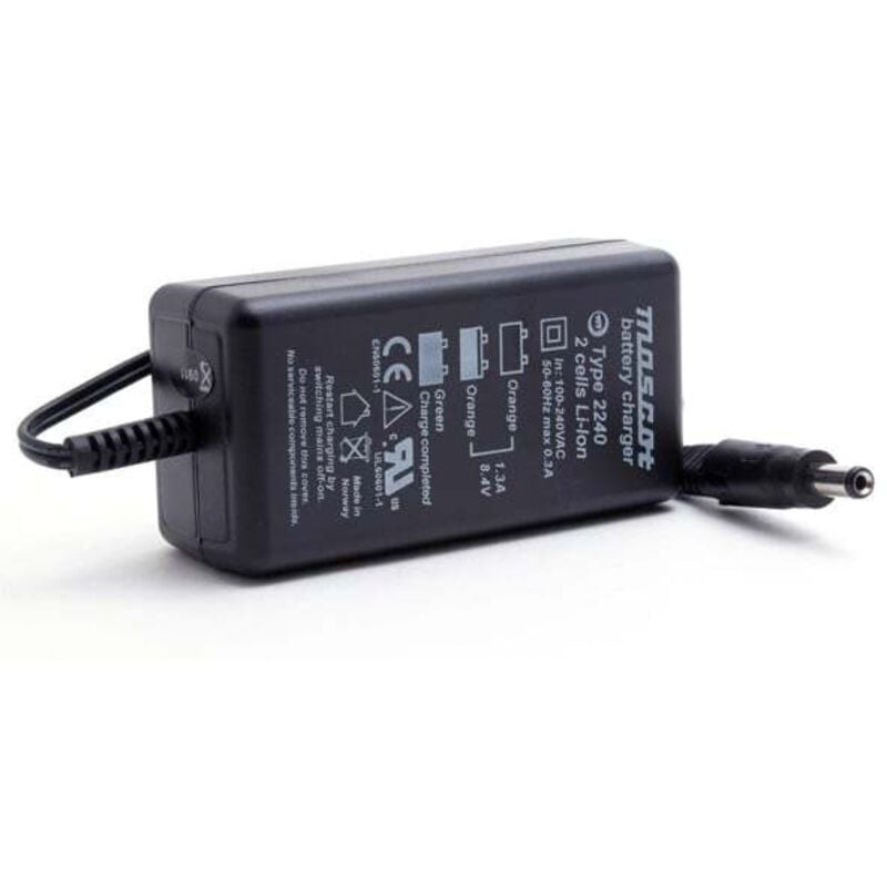 Chargeur lithium-ion 2240LI 2S 8.4V/1.3A 110-230V - Sortie 5.5 x 2.1 mm - Mascot