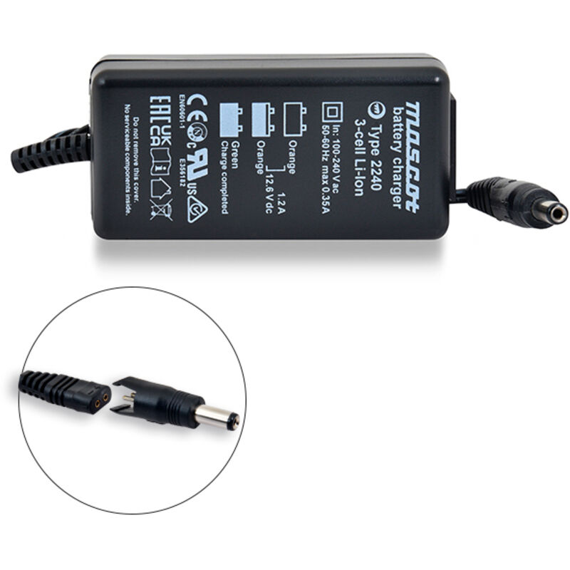 Chargeur lithium-ion 2240LI 3S 12.6V/1.2A 110-230V - Mascot