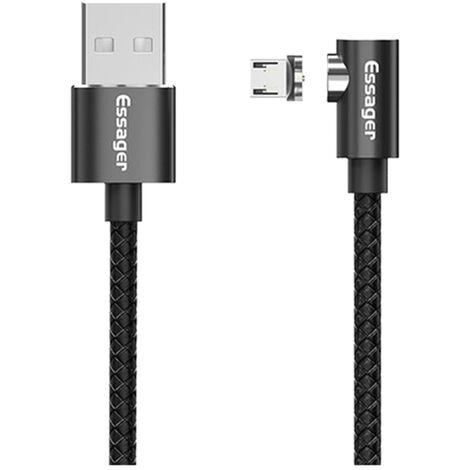 Chargeur MagnéTique Câble -Usb pour Note 10 plus Portable Aimant de Charge Câble USB 2M