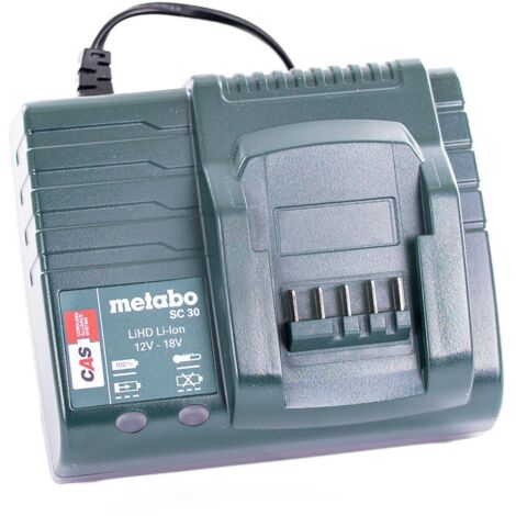 Chargeur multi-tension 12-18V CAS Metabo SC 30 / 627048001