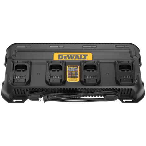 Chargeur multiport DeWALT DCB1404-QW 4A 230V 4Amp, indicateur de charge