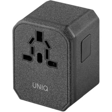 Chargeur mural 33 W UNIQ Power Delivery Quick Charge 2 ports USB, gris
