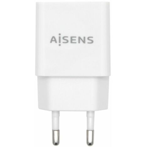 Chargeur mural aisens a110-0526/ 1xusb/ 2a