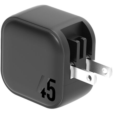 Chargeur mural USB-C Energea GaN Power Delivery 45 W, noir
