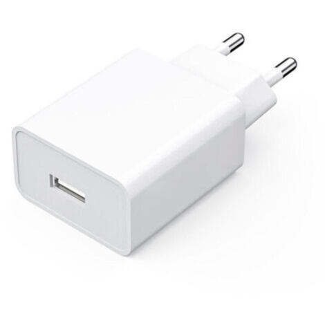 Chargeur mural USB universel 5V 2A/10W avec 1 port – Prise USB compatible avec tous types d'appareils et de smartphones, blanc